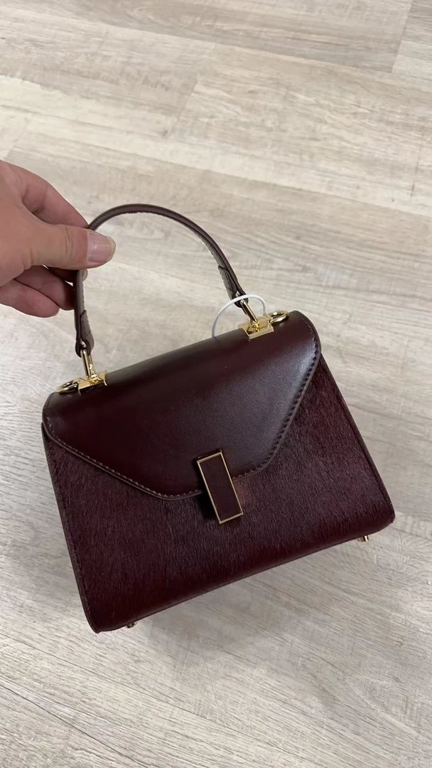 8186#酒红【尺寸：长-宽-高-】潮流气质休闲百搭时尚女士单肩包