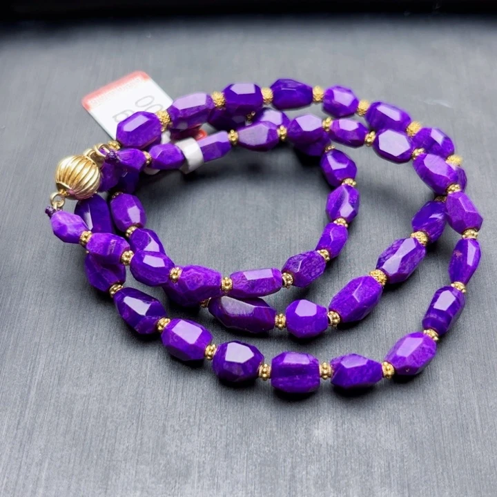 苏纪石（舒俱来）颈饰未镶嵌项链