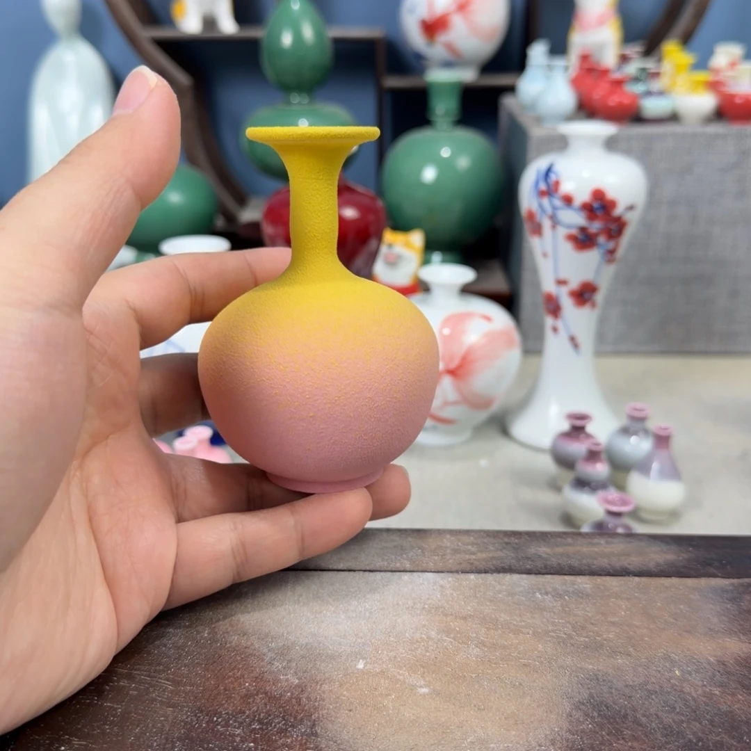 陶瓷手工小花器摆件