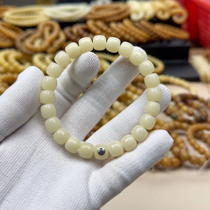 菩提根/象牙果手串9.10年 鬼工 霜降