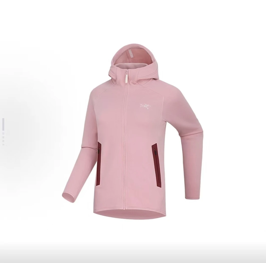 【乘峰】KYANITE HOODY 品牌小logo纯色保暖透气绒感外套 女款46