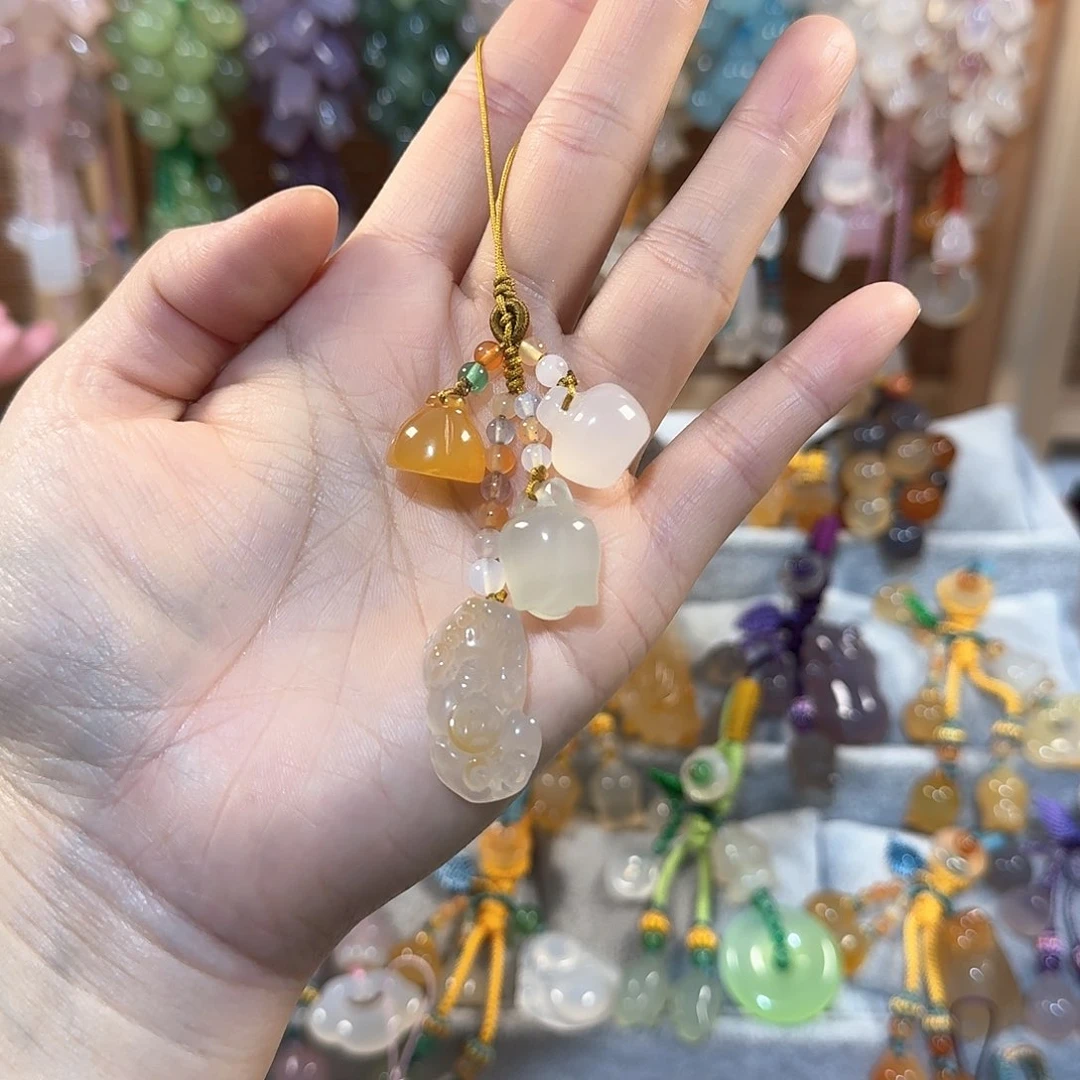 玛瑙/玉髓挂件福利款未镶嵌