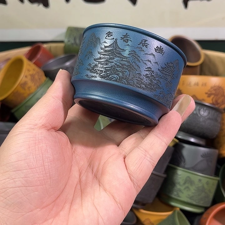 茶杯紫砂全手工紫砂主人杯