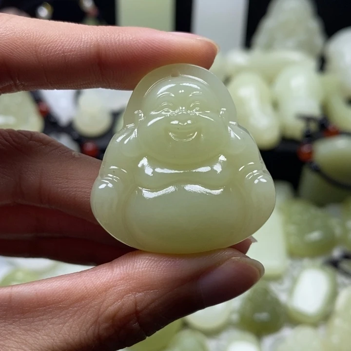 晴水色弥勒佛35mm