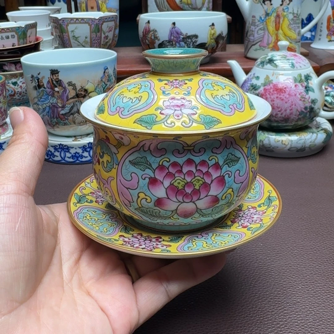 天***城景德镇手工手绘展示