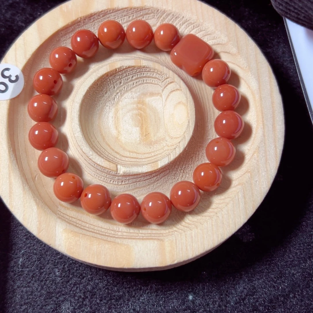 石英质玉手链未镶嵌木*呀46