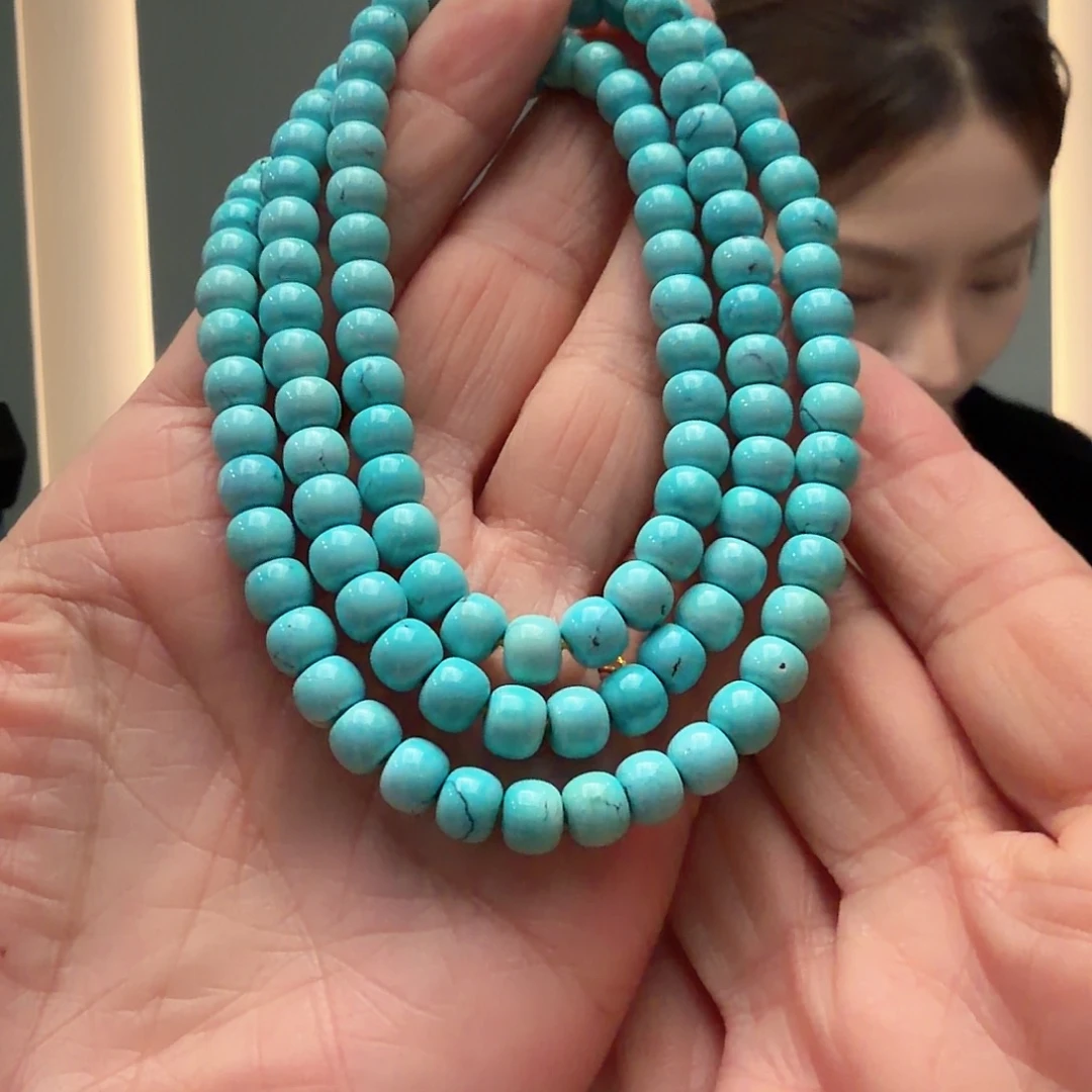 绿松石未镶嵌颈饰