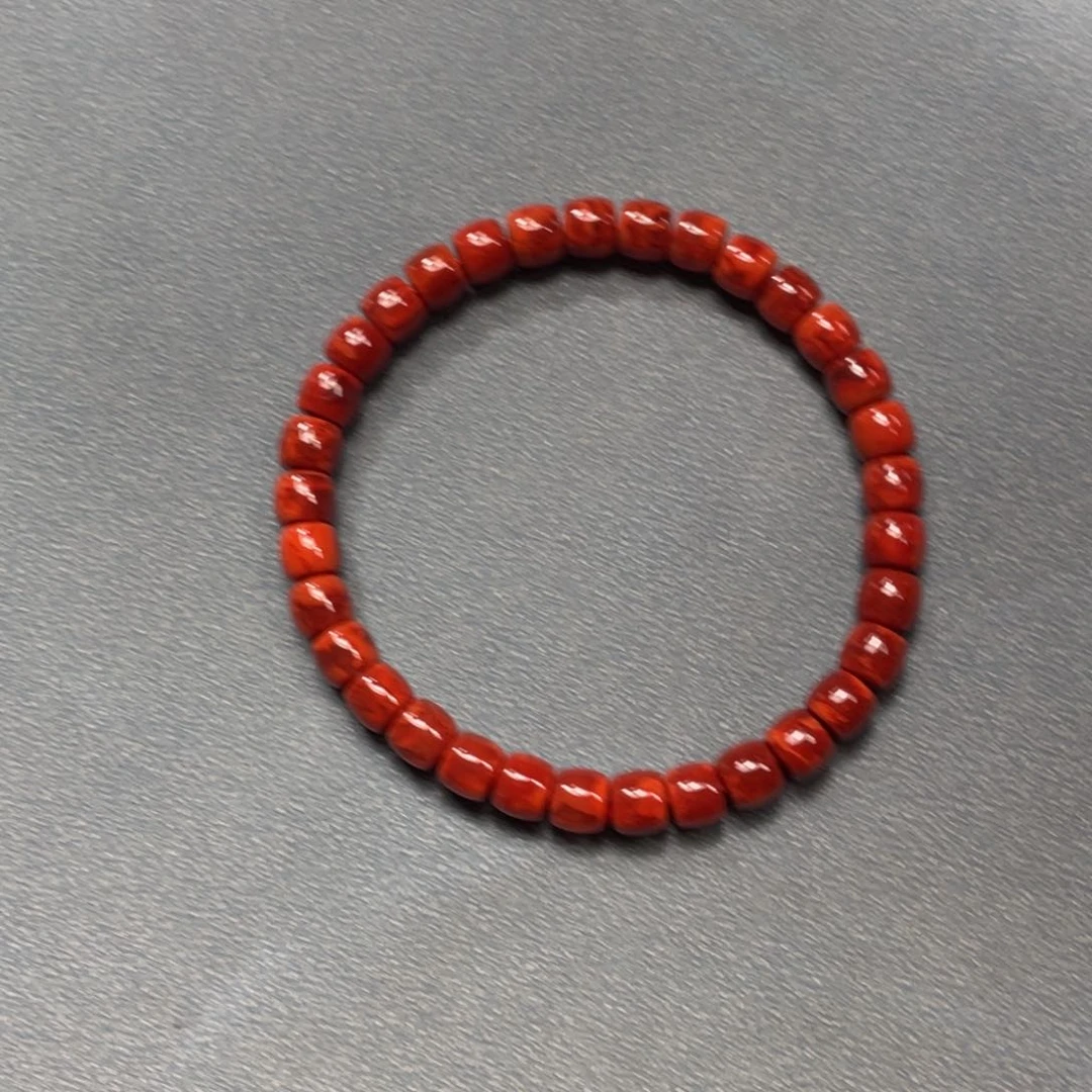 南红玛瑙单圈未镶嵌静*