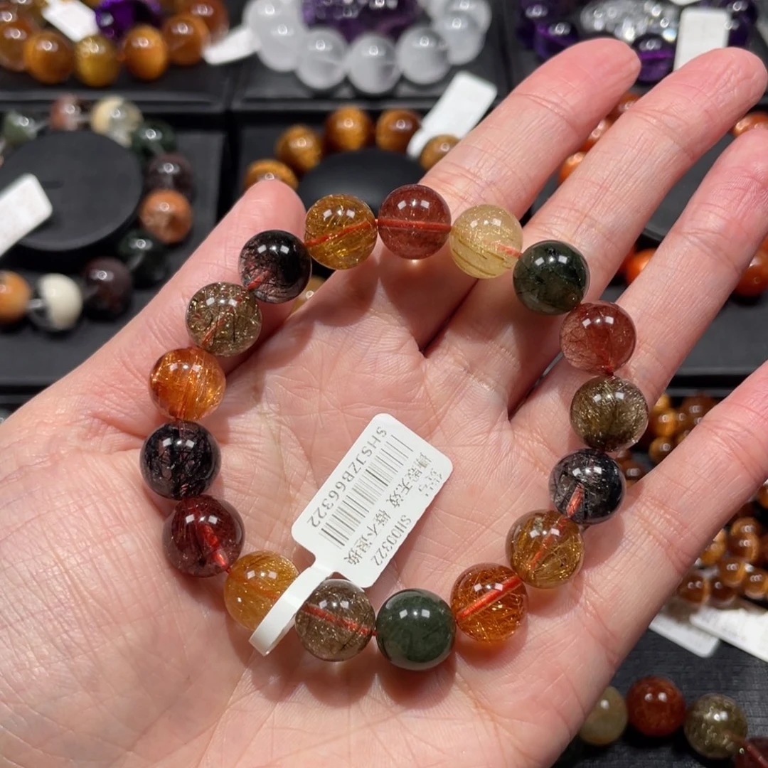 未镶嵌手链水晶彩发11.5mm