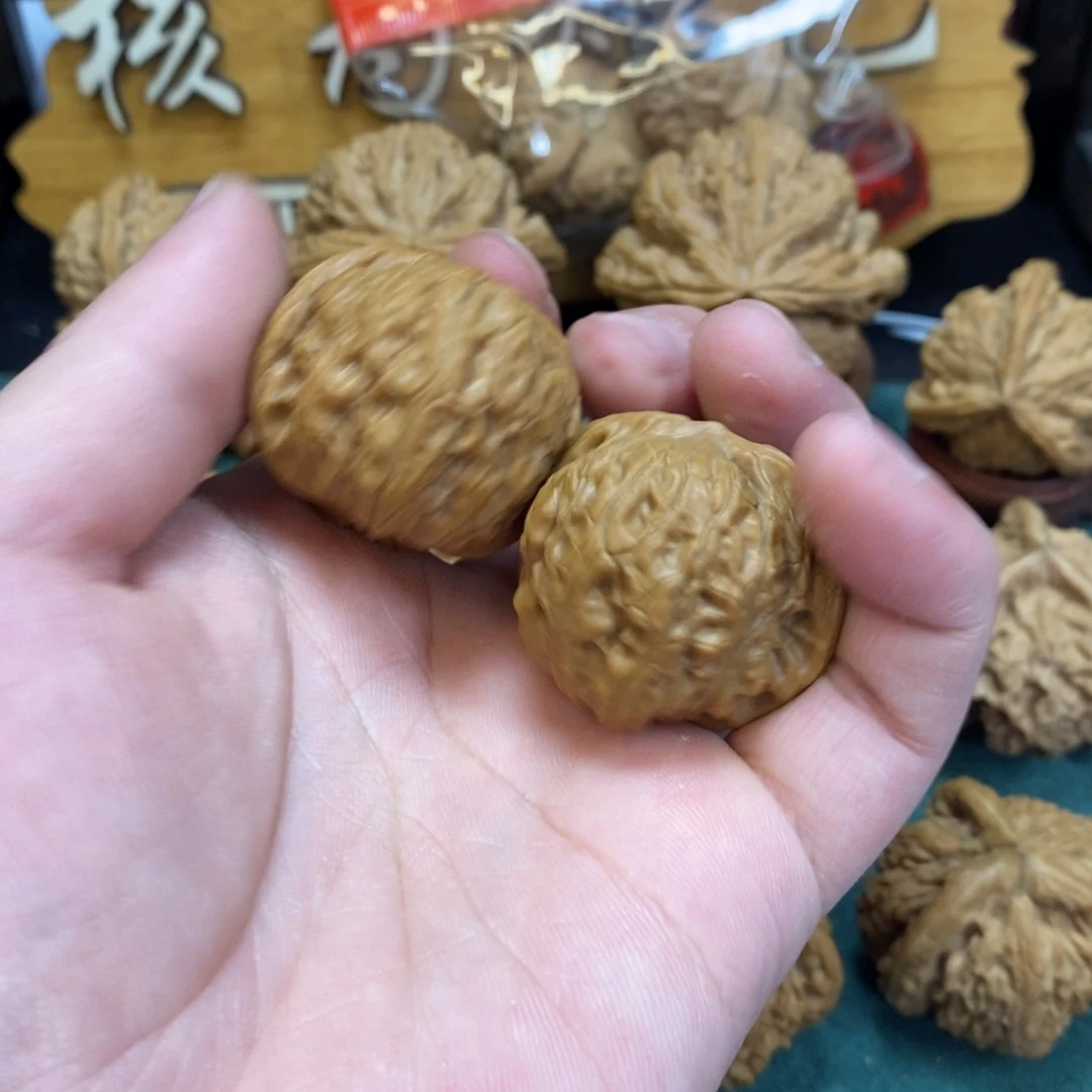 文玩核桃把件乾隆磨35修