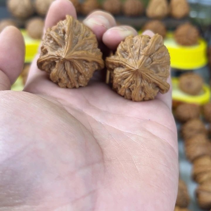 吊坠文玩核桃35尺全品无修歪瓜裂枣三棱