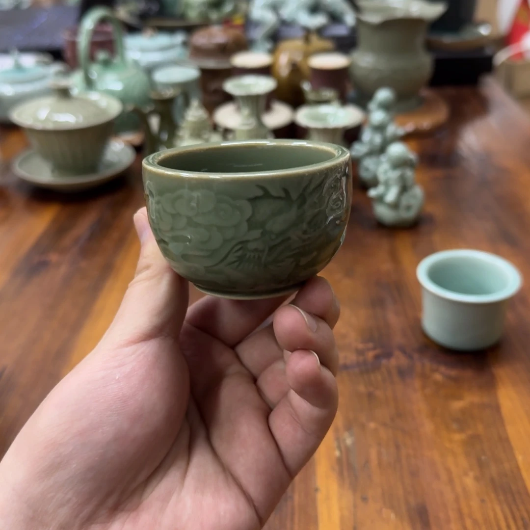 小仲龙泉青瓷微瑕6814