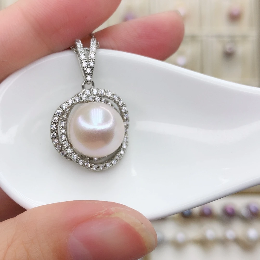 淡水珍珠颈饰合金