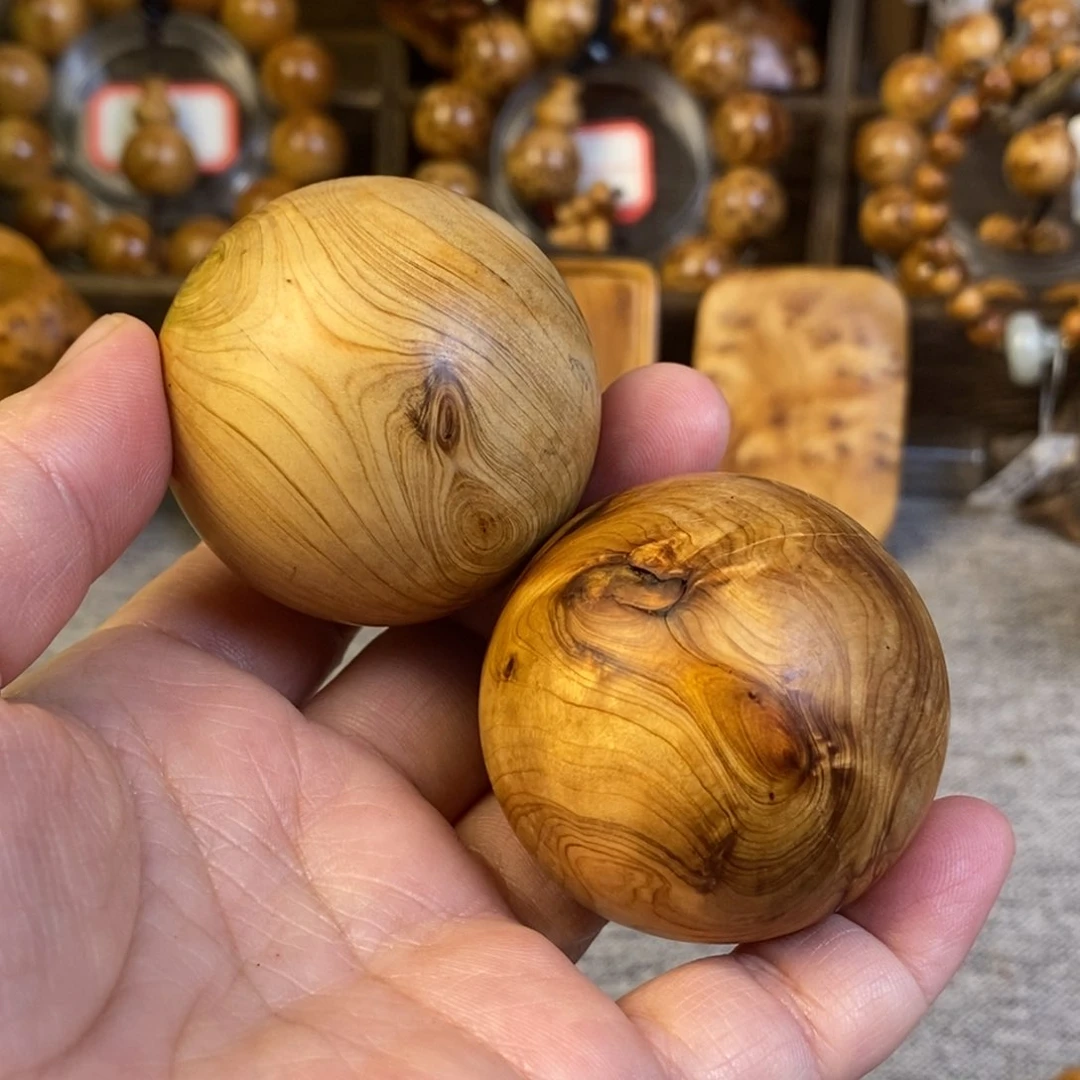 柏木（崖柏）其他4.5太行陈化碳化裂天眼手把放漏