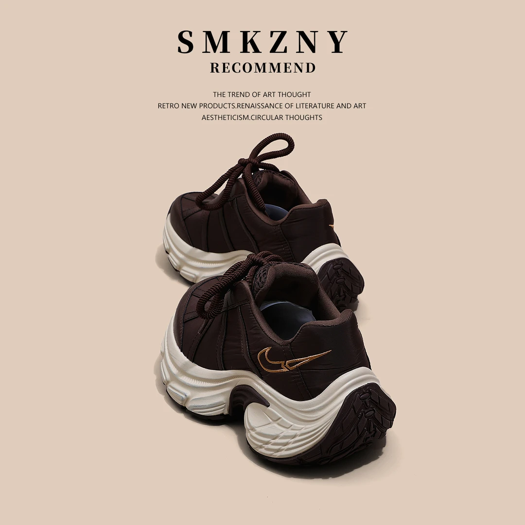 欧货爆款老爹鞋女2025新款秋季百搭系带休闲运动鞋厚底增高女鞋潮