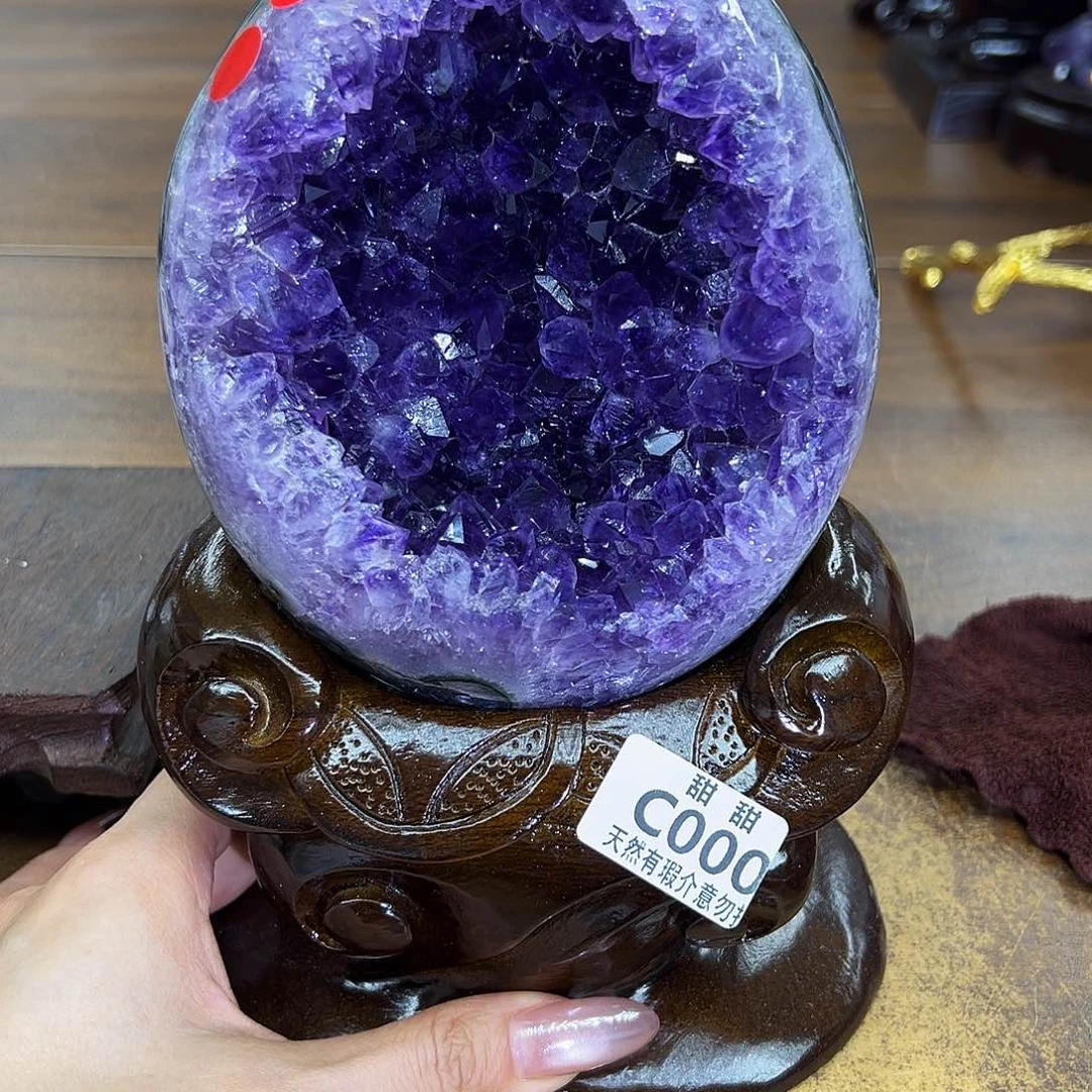 紫晶摆件未镶嵌天然水晶大型摆件未镶嵌