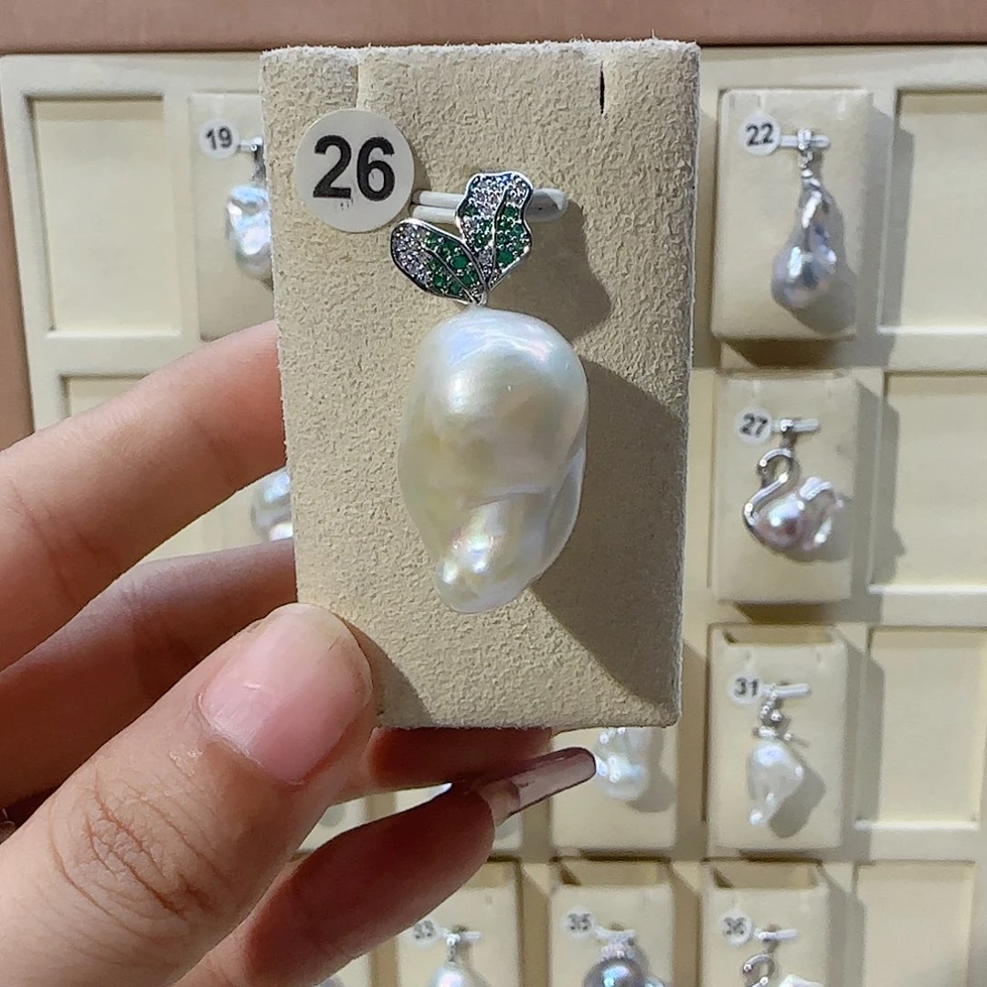 颈饰合金淡水珍珠