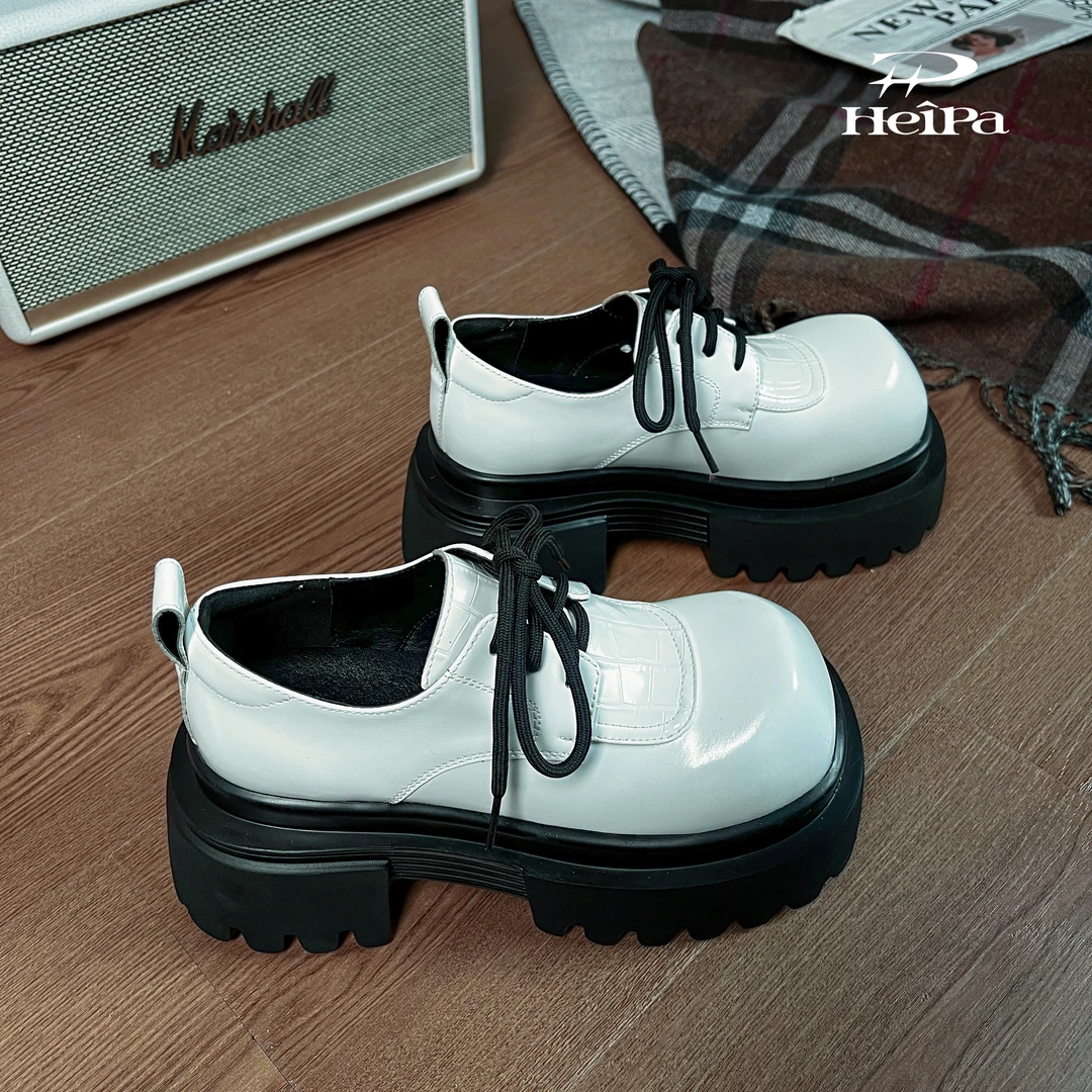 【HeiPa】安暖家春季穿新款厚底带时尚韩版靴子女款