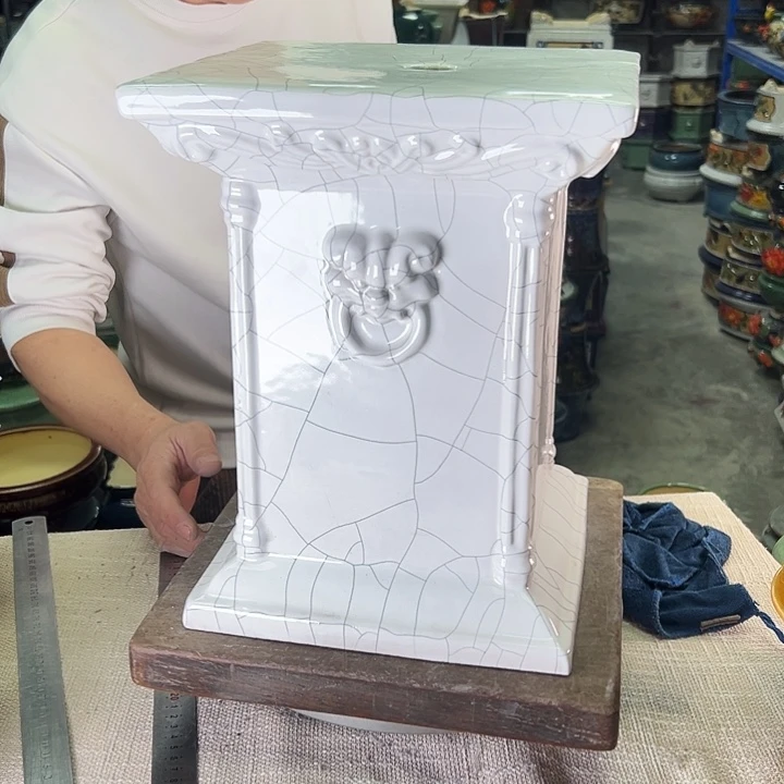 山***叶泳坤堂石湾花盆陶瓷