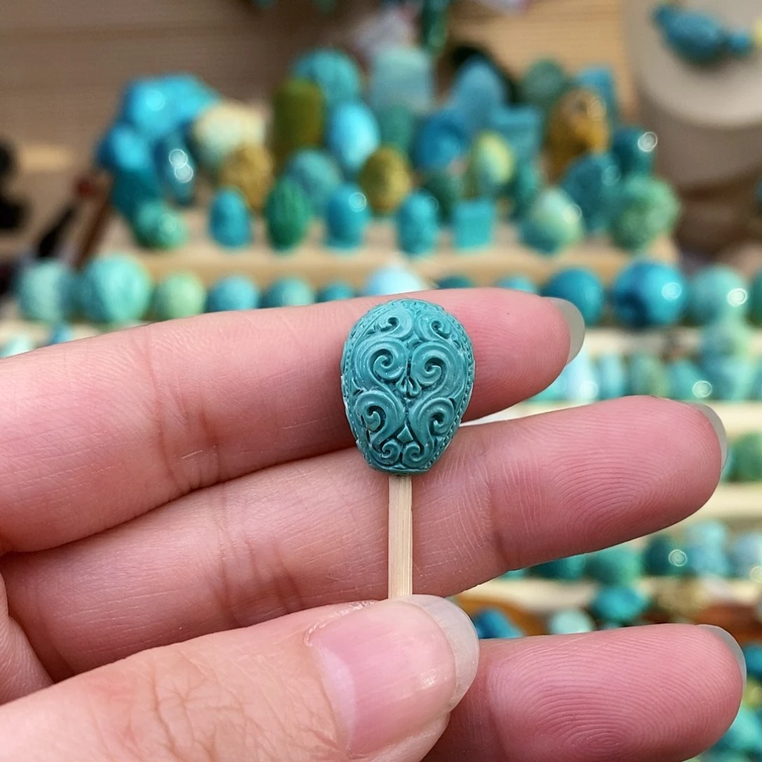 绿松石珠宝奇石未镶嵌