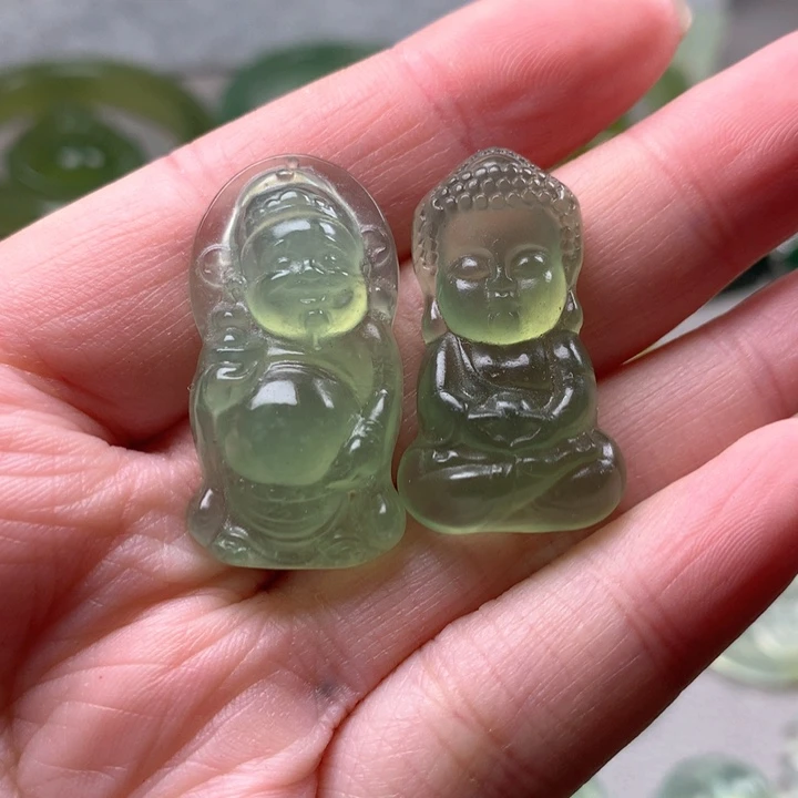 蛇纹石玉未镶嵌颈饰岫玉