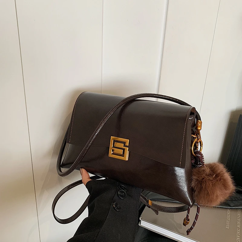 新款轻奢百搭高级感气质时尚斜挎女士包5678咖