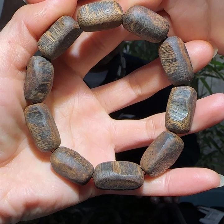 沉香手串紫棋手串17.8克