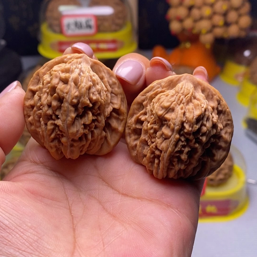 把件文玩核桃013四座楼40尺全品
