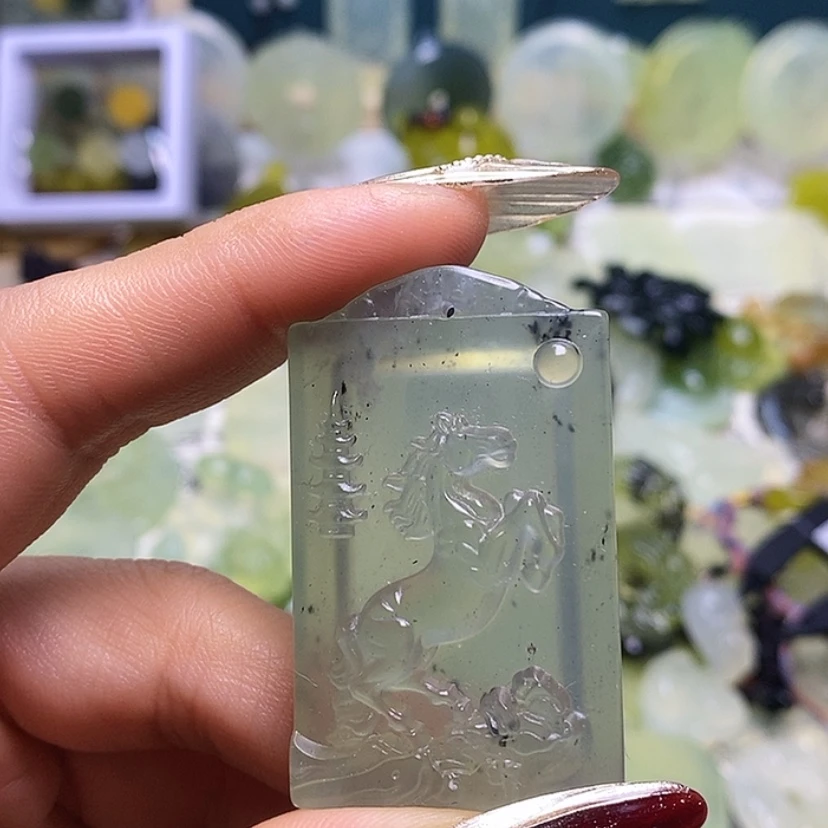【闪购商品】蛇纹石玉颈饰未镶嵌