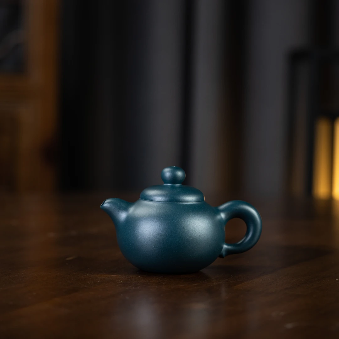 茄瓜 周乾制 苏门答腊青 150cc 家用紫砂壶