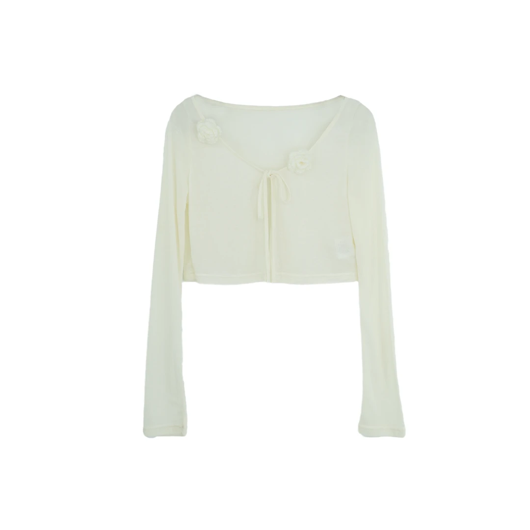 LAOXIAO服饰 微胖遮肉上衣开衫夏简约薄款长袖防晒衫时尚纯色028