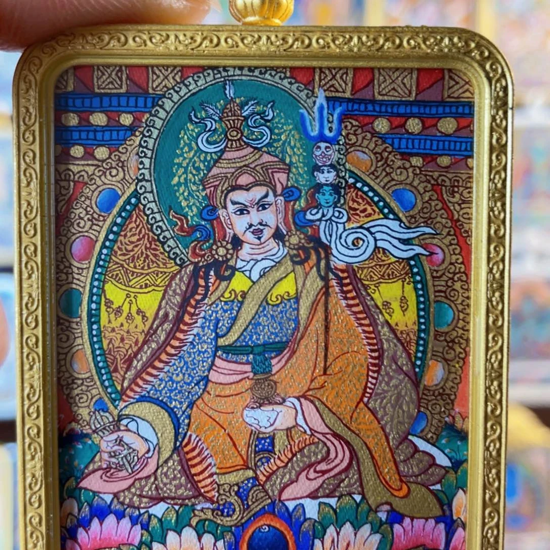 吊坠之*热贡纯手工制作莲师