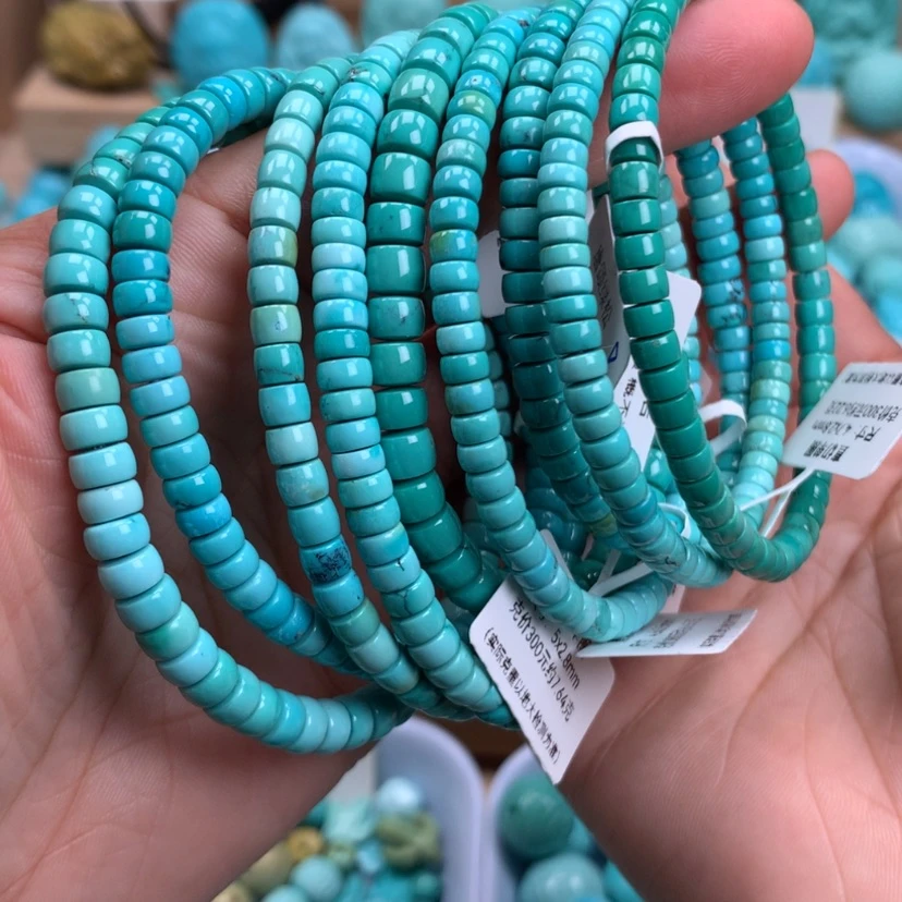 【闪购商品】绿松石手串未镶嵌心***@
