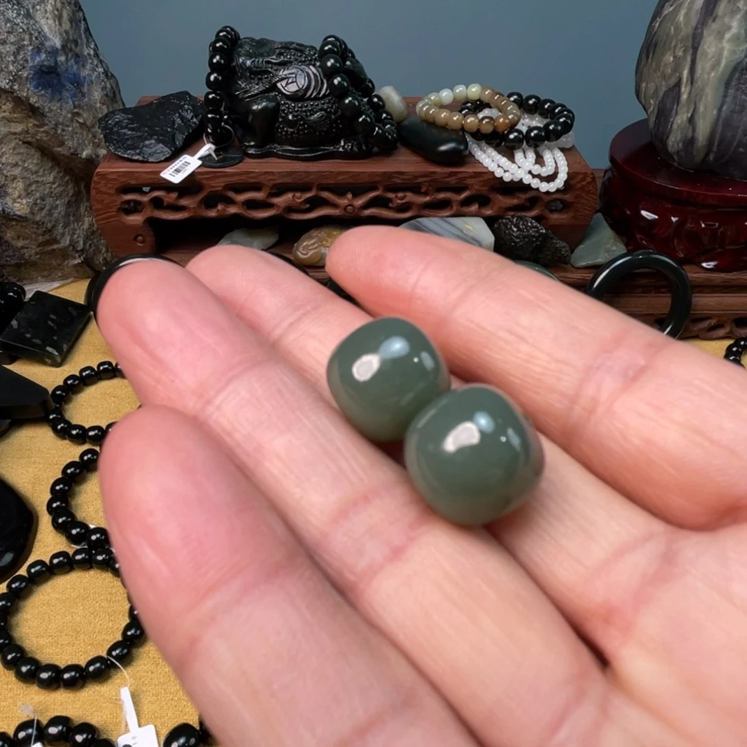 和田玉手链未镶嵌ฅ*