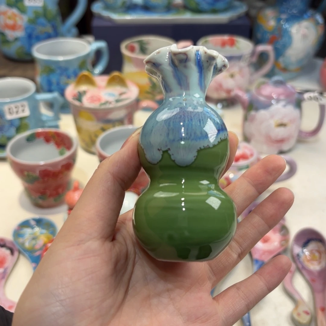 景德镇手绘高温釉下彩陶瓷茶具