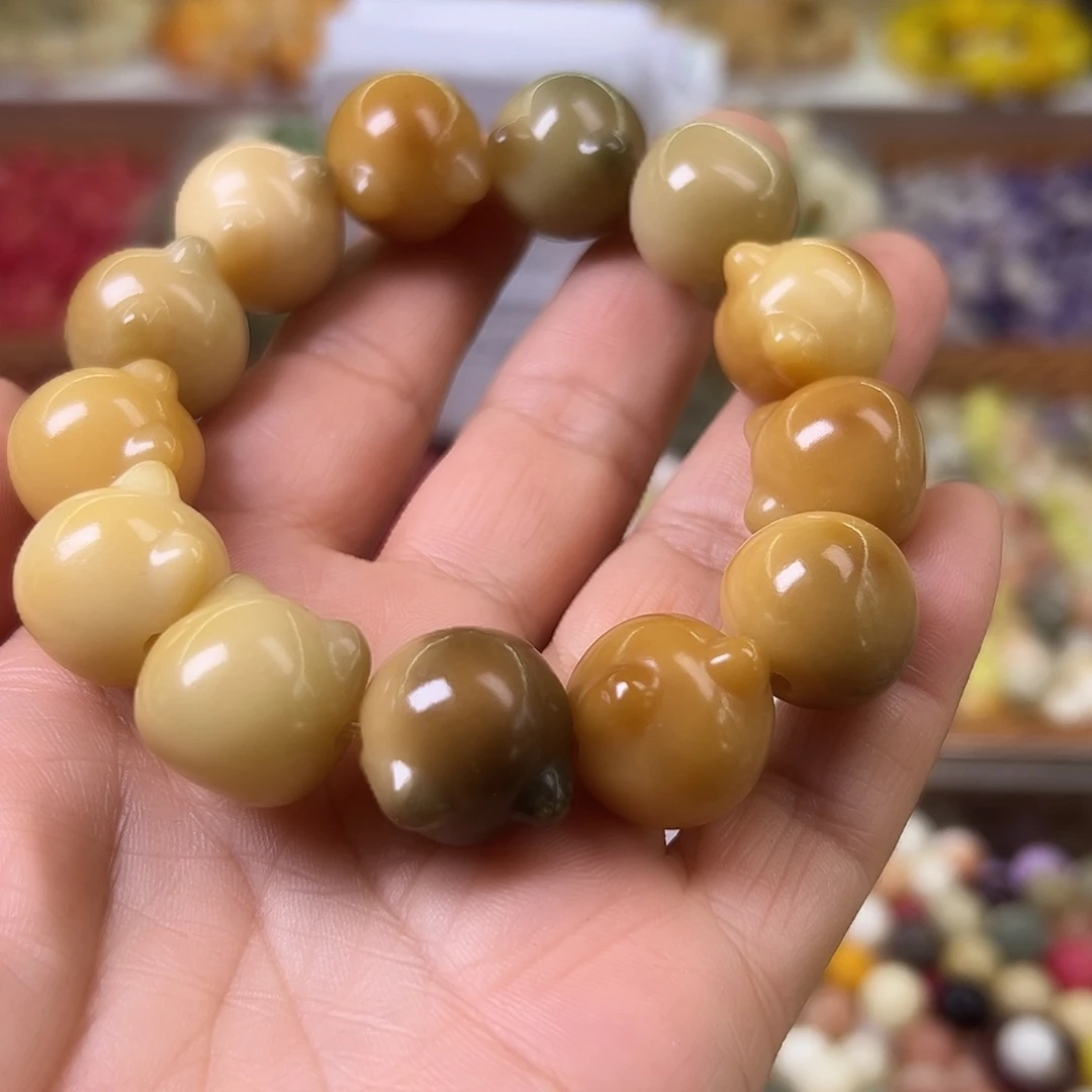 菩提根/象牙果手串卡17敦煌猫头1条