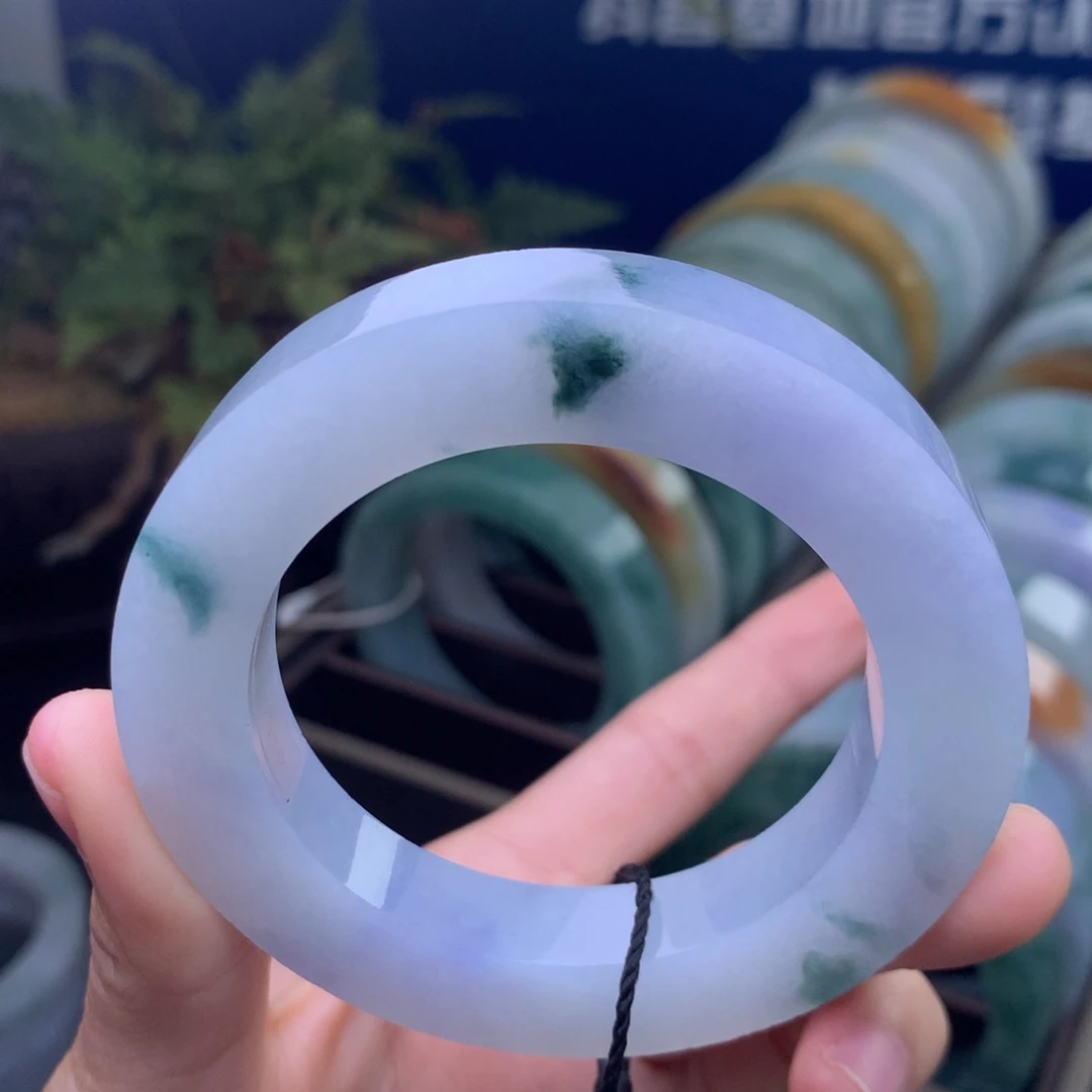 定制翡翠未镶嵌手镯定制不退不换