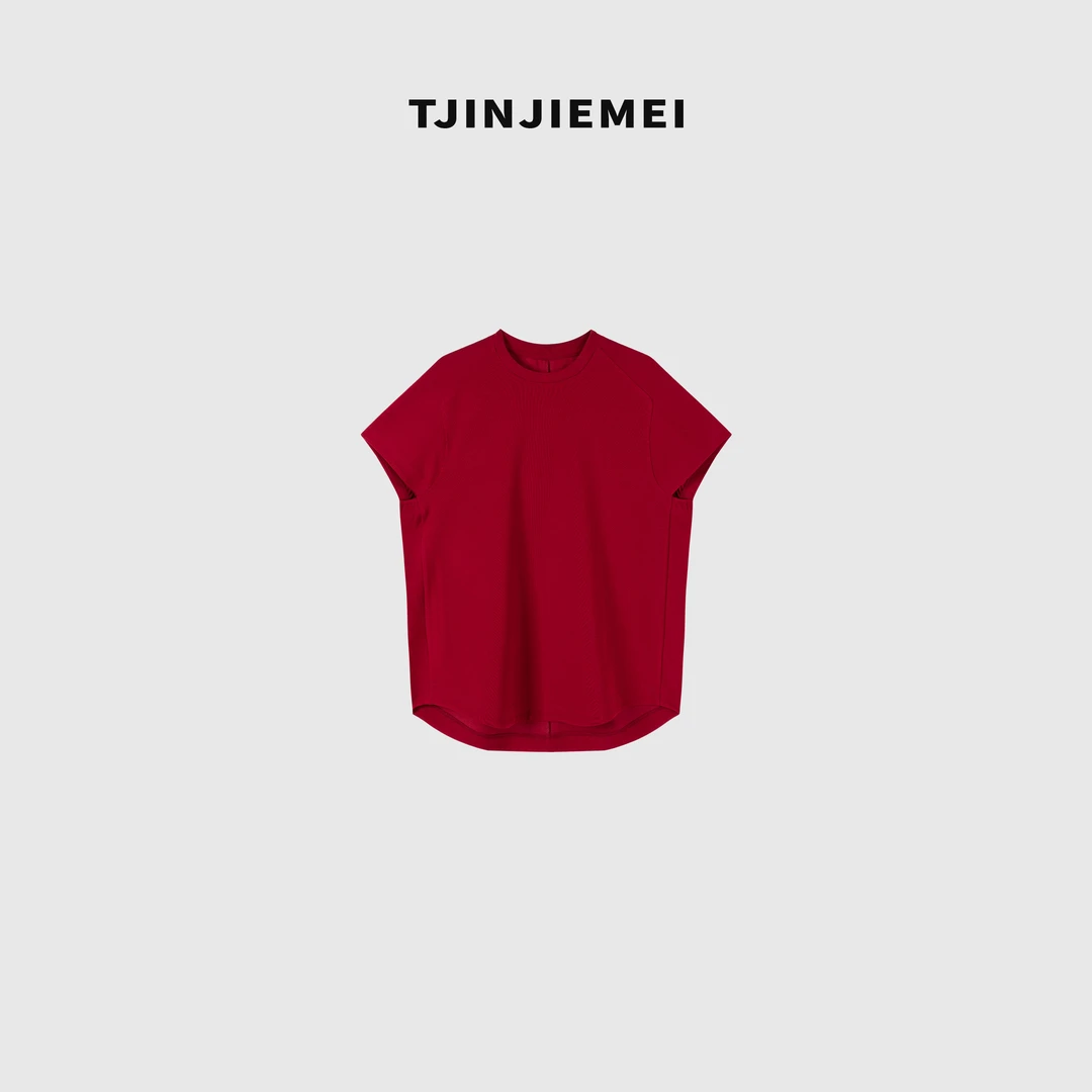 T井姐妹【陶醉】夏季休闲显瘦百搭短袖DX2504-TJ256