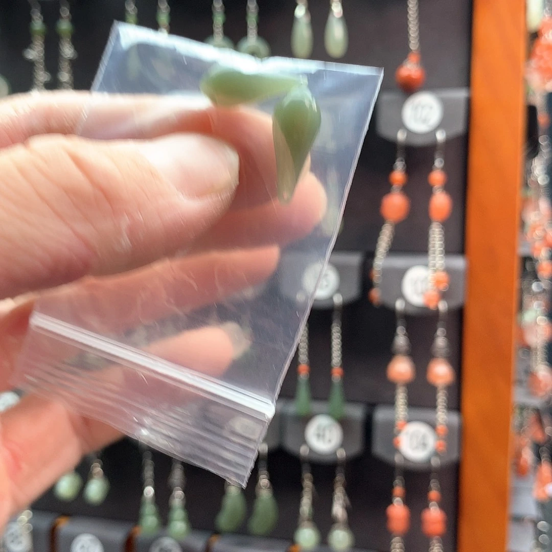 和田玉未镶嵌耳饰y*yi30