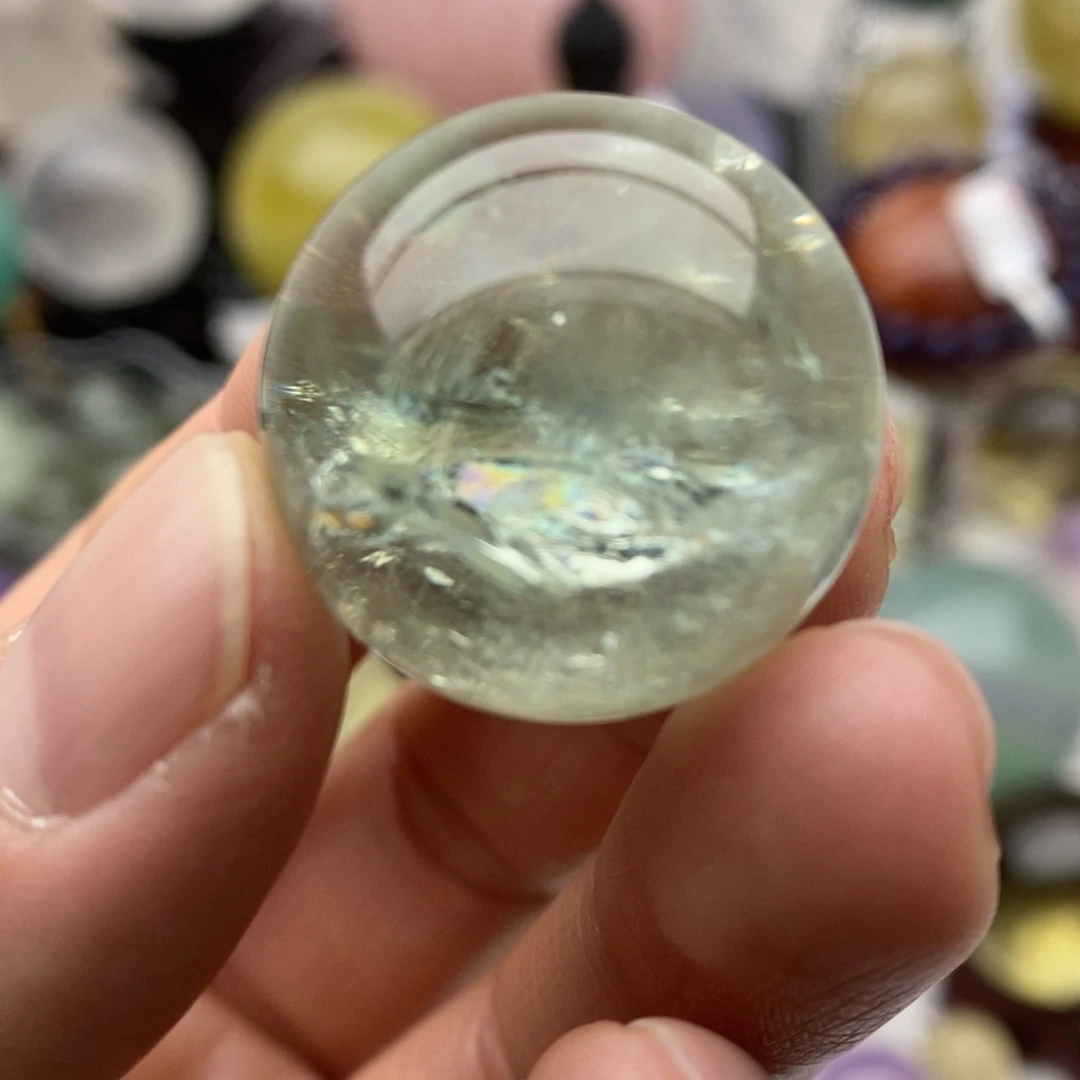 水晶珠宝半成品未镶嵌微**使7