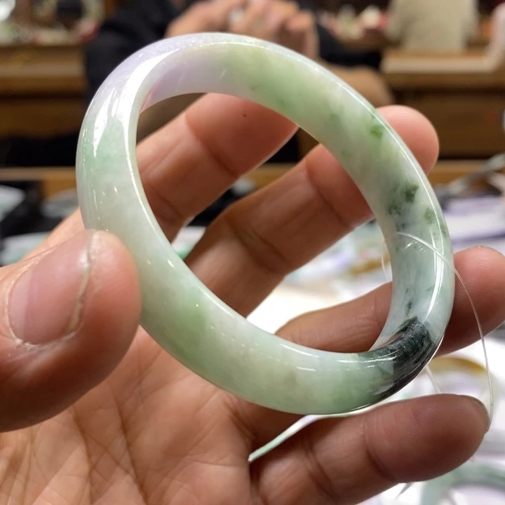 翡翠未镶嵌手镯翡翠手镯55，卡13