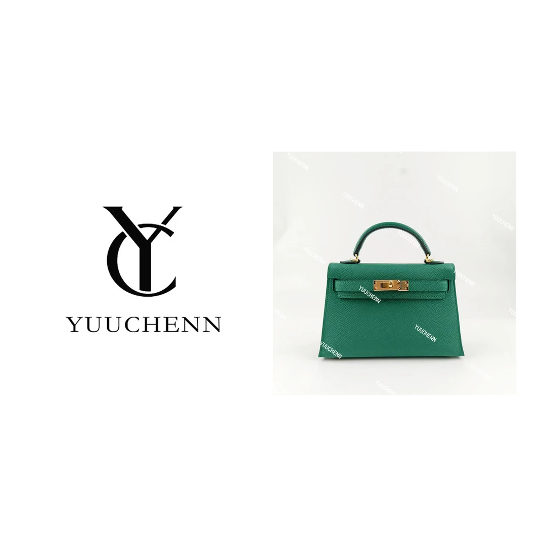 YUUCHENN/【kelly】进口牛皮19cm 孔雀绿 HH4883