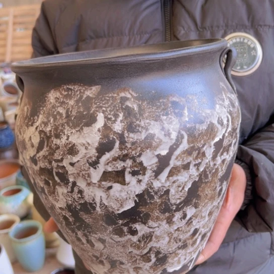 紫砂花盆高26口24————-