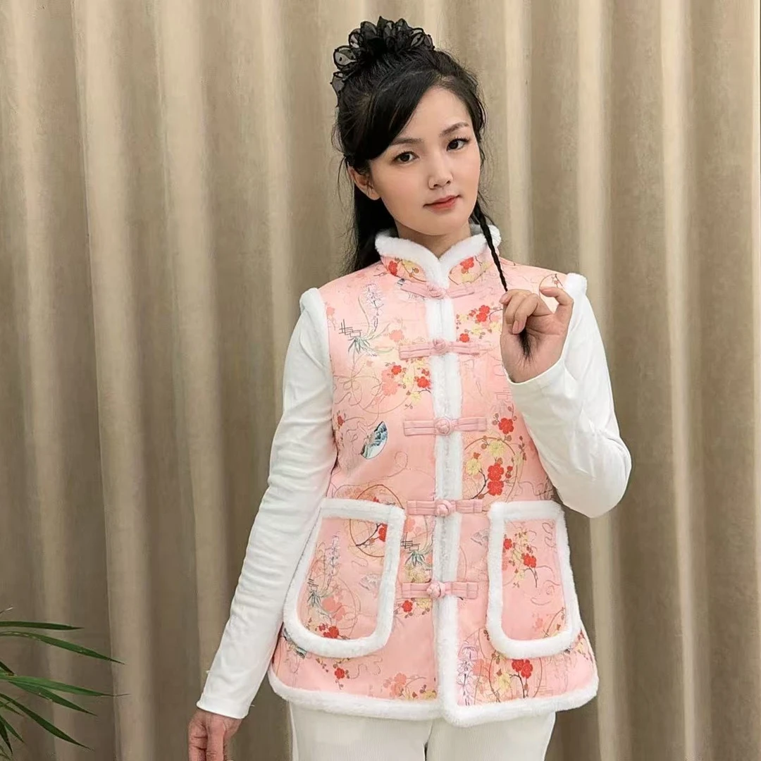 复合绒古风正禁小马甲有瑕疵完美主义勿拍