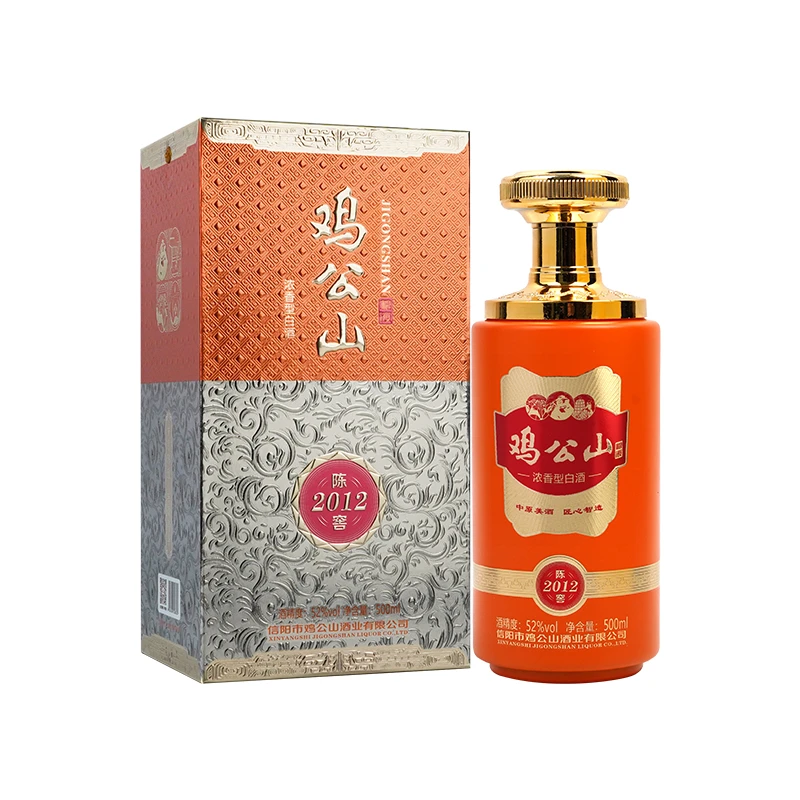 JI GONG SHAN/鸡公山陈窖2012浓香粮食酒单瓶52度500ml
