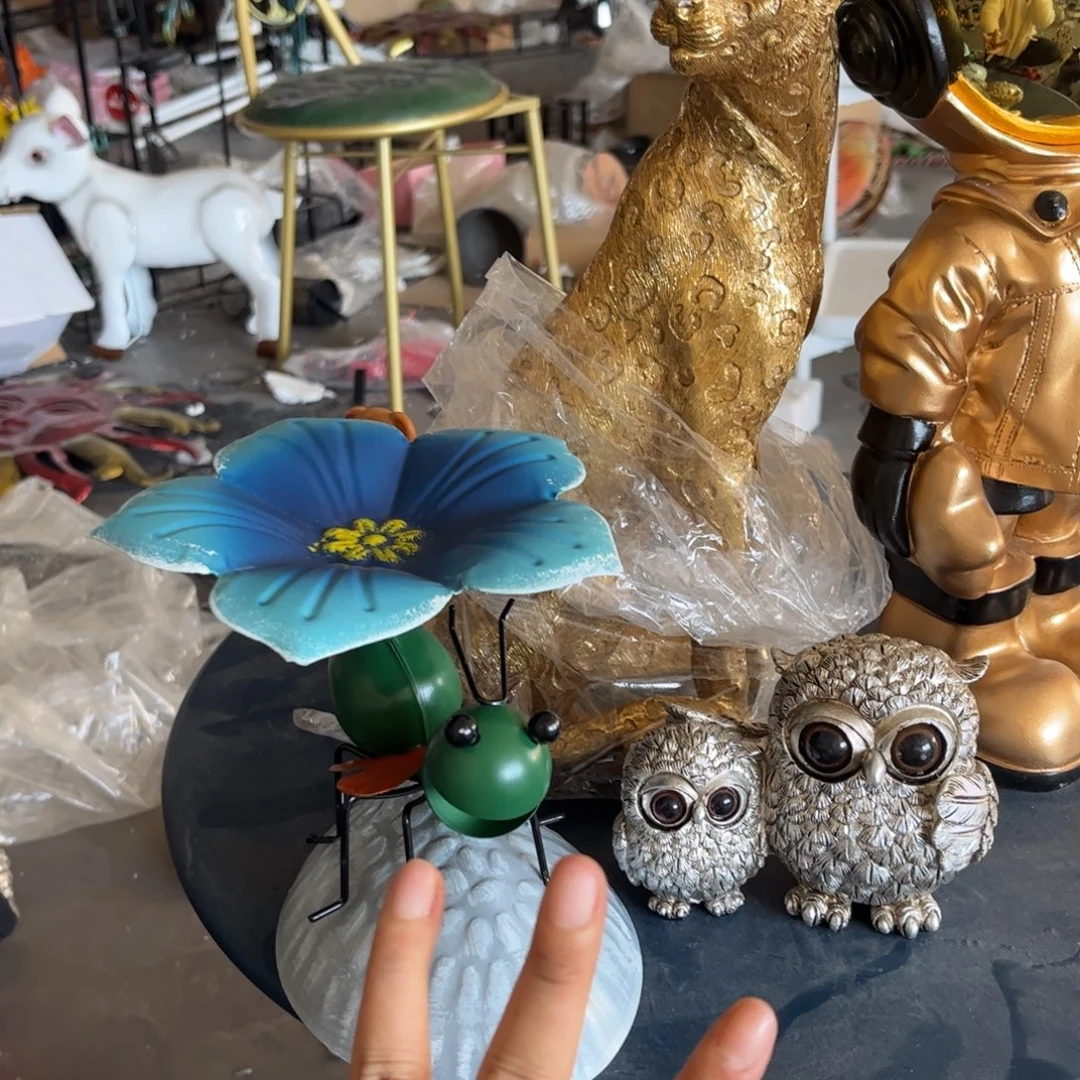 蚂蚁花朵➕猫头鹰➕金钱豹