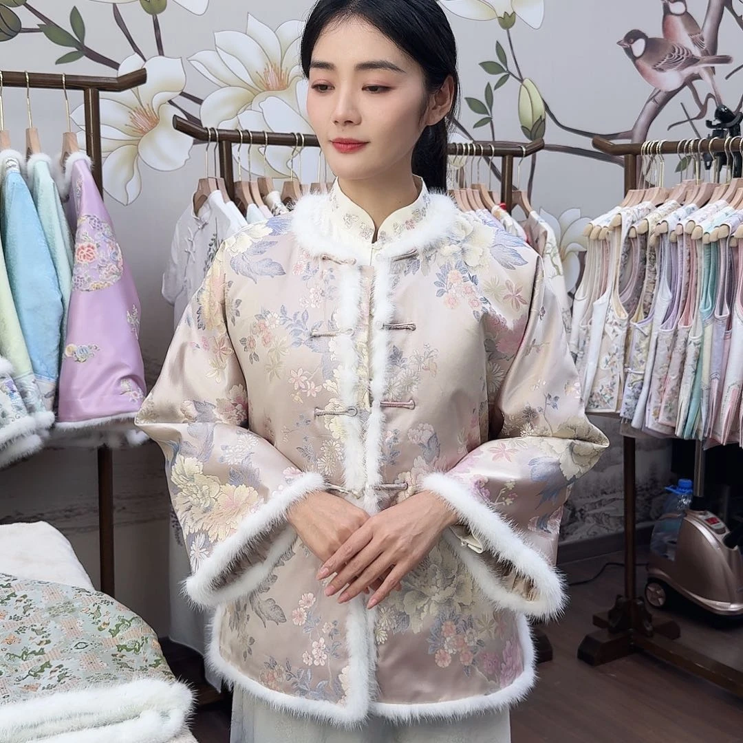 3号。宋锦棉衣。胸围106