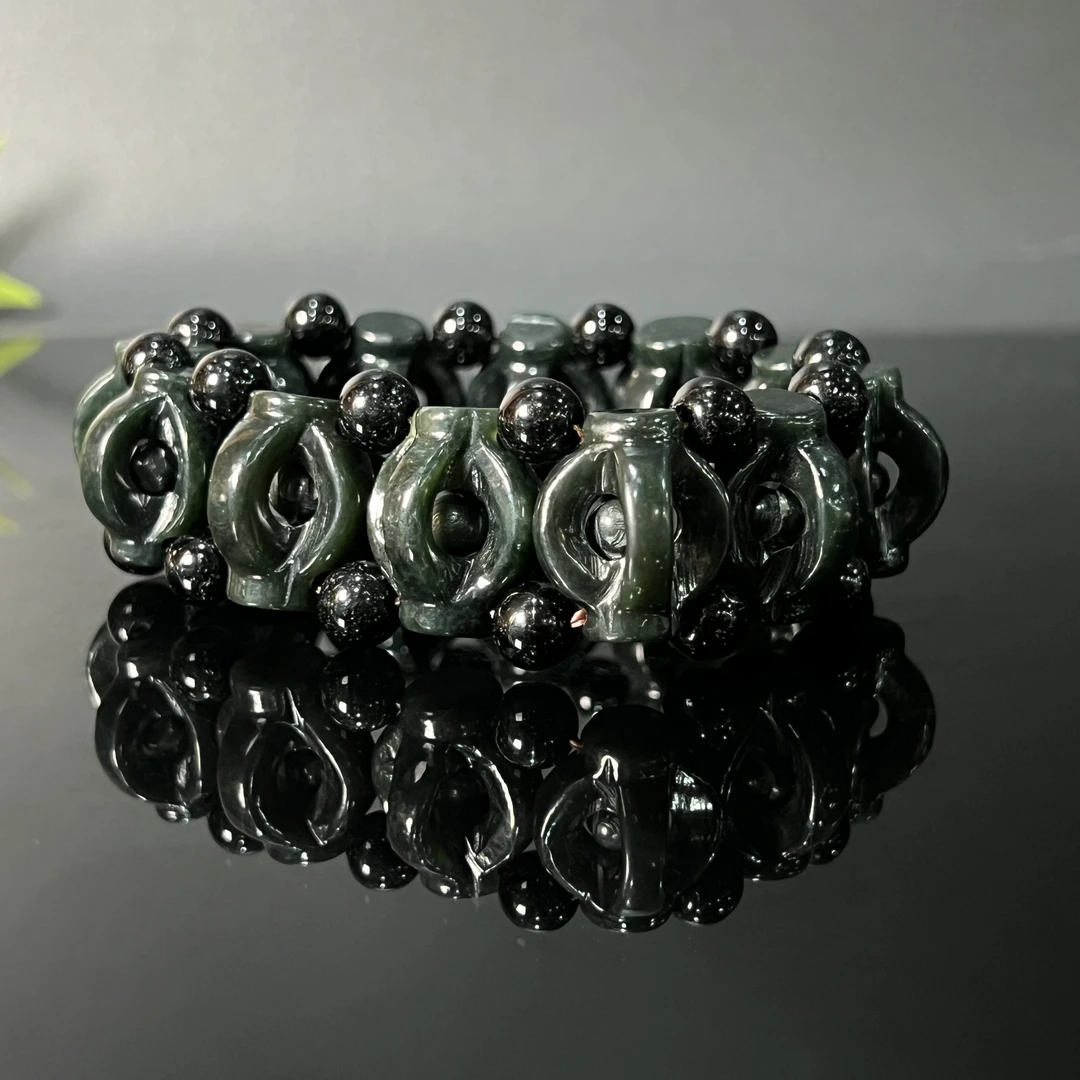 1206GC6655和田玉手串