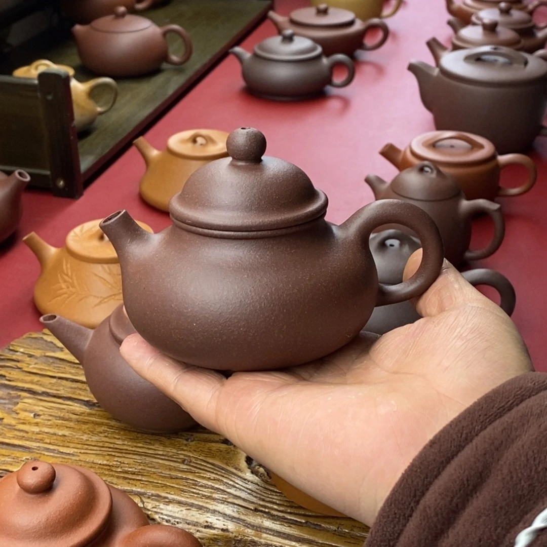 紫砂茶壶紫砂容天200容量