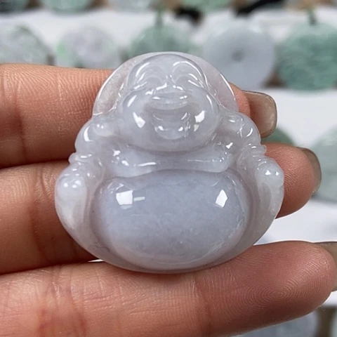 翡翠颈饰未镶嵌大佛福利